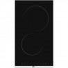 HUDSON DOSF3N Domino de cuisson vitrocéramique - 2 zones - 3000W - large 30cm - Revetement verre - Noir