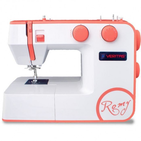 VERITAS ROMY - Machine a coudre 34 programmes - Boutonniere automatique 1 étape - Molettes Soft touch - Vitesse (RPM): 750+/-50