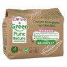 LOVE AND GREEN Couches hypoallergéniques Non blanchies Pure Nature - Certifiées Ecolabel T3 x 42 (4 a 9 kilos)