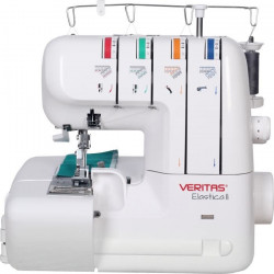 VERITAS ELASTICA - Surjeteuse a différentiel - 12 types de points - 75-1000 points par minute - Machine a 4-3-2 fils - Bac a …