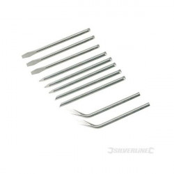 SILVERLINE Jeu de 10 pannes de fer a souder
