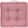 Coussin de sol - 40 x 40 x 8 cm - Rose