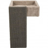 TRIXIE Lit pour étageres avec griffoir - 33 x 48 x 37 cm - Beige et gris - Pour chat
