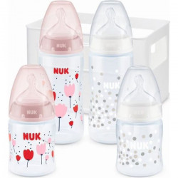 Nuk Biberon Coffret First Choice+ Rose