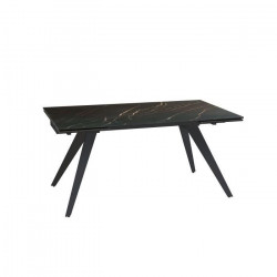 Table a manger réglable - Céramique noir - L 160/240 x P 90 x H 76 cm - ROYAL