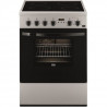 FAURE FCV6530CSA - Cuisiniere table vitrocéramique-4 zones-8485W-Four électrique-Catalyse-56L-A-Silver