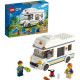 LEGO City 60283 Le camping-car de vacances, Jeu de voiture pour garçon ou fille, idéal pour les vacances d'été