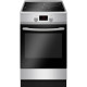 CONTINENTAL EDISON Cuisiniere table induction - 4 zones - four électrique catalyse - 65L - L 50 cm x H 85 cm- SILVER
