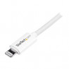 StarTech.com Câble Apple Lightning vers USB pour iPhone, iPod, iPad - 2 m Blanc (USBLT2MW)