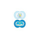 MAM Original Sucette Anatomique +18m Flower Power Lot de 2 + Boîte de Stérilisation