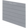 HAPPY DREAMS Tete de lit style classique gris mat - L 160 cm