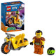 LEGO 60297 City Stuntz La Moto de Cascade Démolition, Ensemble Moto Jouet a Rétrofriction pour Enfants +5 ans avec Figurine W…