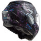 LS2 Casque Modulable Valiant II Stellar Noir et bleu + Cagoule
