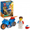 LEGO 60298 City Stuntz La Moto de Cascade Fusée, Moto a Rétrofriction Jouet pour Enfant des 5 ans avec Figurine Rocket Racer