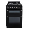 Cuisiniere mixte 3 + 1 Continental Edison, 60 x60 - 3 foyers gaz +  électrique - 2 fours ( 56L + 28L)