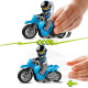 LEGO 60299 City Stuntz Le Spectacle des Cascadeurs, Motos a Rétrofriction, Cercle de feu, Figurine Duke DeTain