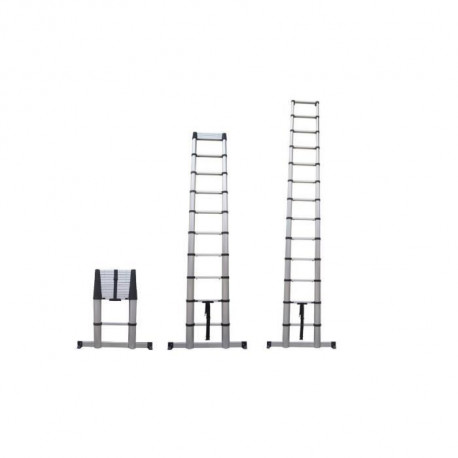 SODIAC Echelle télescopique - H3.80 m - Hauteur d'action 4.60m - Norme NF EN-131