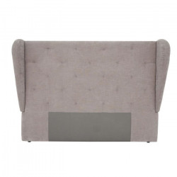 Tete de lit 200x150 cm - Tissu Beige gris - STELLA