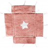 Domiva Tapis tour de parc - 75x95/100x100 cm - Réversible - Terracotta