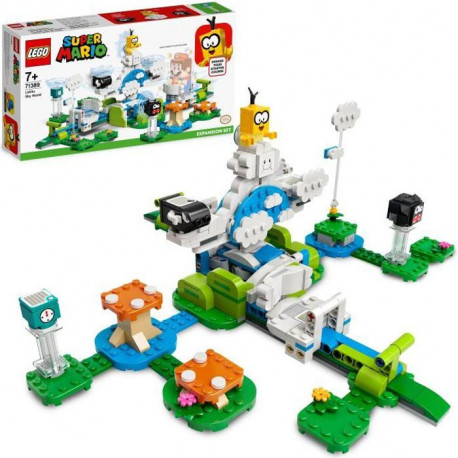 LEGO 71389 Super Mario Ensemble d'Extension Le Monde du Ciel de Lakitu, Jouet pour Enfants de 7 ans, Jouet a Collectionner
