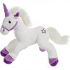 GIPSY Peluche Licorne Féerique Violette 42 cm