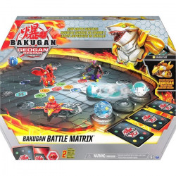 BAKUGAN - ARENE COMBAT BATTLE MATRIX SAISON 3 - 6060362 - Plateau de Jeu Luxe Sharktar doré Exclusif Avec Billes Bakugan et c…