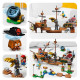 LEGO 71391 Super Mario Ensemble d'Extension La Forteresse Volante de Bowser, Jouet de Construction pour Enfants avec 3 Figurines