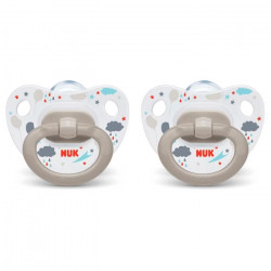 NUK 2 Sucettes CLASSIC Silicone 18-36m