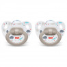 NUK 2 Sucettes CLASSIC Silicone 18-36m