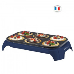 TEFAL PY559401 Crep'Party Colormania Crepier, 6 mini crepes, Fonction Thermospot, Revetement antiadhesif, Fabriqué en France