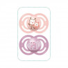 MAM Sucette Perfect - 18+m -  Décor - Silicone - Bte stérilisation -Lot de 2 - Elephant / Dragon