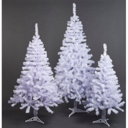 CP INTERNATIONAL Sapin de Noël Canadien - 475 branches - 180 cm - Blanc