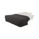 SIMMONS Banquette BZ  avec matelas - Tissu Noir - Made in France - L 144 x P 109 x H 90 cm - MILLENIUM