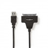 NEDIS Adaptateur pour Disque Dur - USB 3.0 - SATA - pour les disques durs 2,5 (USARU3100BK)