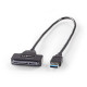 NEDIS Adaptateur pour Disque Dur - USB 3.0 - SATA - pour les disques durs 2,5 (USARU3100BK)