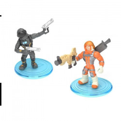 FORTNITE Battle Royale - Pack Duo Figurines 5cm - Mission Specialist et Dark Voyager