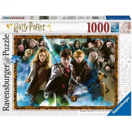 HARRY POTTER Puzzle 1000 pieces - Harry Potter et les sorciers - Ravensburger - Puzzle adultes - Des 14 ans