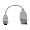 Câble USB 2.0 A vers Mini B de 15 cm - M/M - Cordon USB A vers USB Mini B - M/M - USB2HABM6IN
