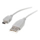 Câble USB 2.0 A vers Mini B de 15 cm - M/M - Cordon USB A vers USB Mini B - M/M - USB2HABM6IN
