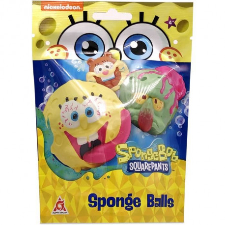 BOB L'EPONGE Balles - Assortiment de 6 personnages