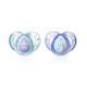 TOMMEE TIPPEE 2 Sucettes CTN Classique 6-18m (couleurs aléatoires - Rose/bleu/transparent)