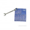 SILVERLINE Trousse de 14 clés mixtes a cliquet - Tete inclinable - Acier chrome vanadium durci