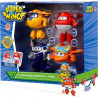 AUER SUPER WINGS  COFFRET TRANSFORMING x4  Avions Transformables et Figurines Robots 12cm - Super Wings Saison 5  Jouet 3 …