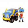 REV & ROLL  VOITURE JOUET BEST BUDDIES  Véhicule Rumble de 17 cm aux Fonctions Mécaniques et sa Figurine Rev de 10 cm  Jou…