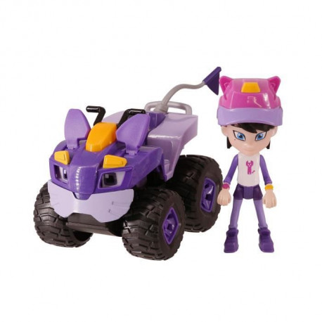 REV & ROLL  VOITURE JOUET BEST BUDDIES  Véhicule Alley de 17 cm aux Fonctions Mécaniques et sa Figurine Avery de 10 cm  Jo…