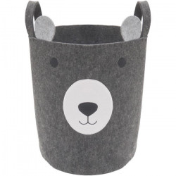 ROSEWOOD Felt Bear Basket - Gris - Pour chien