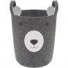 ROSEWOOD Felt Bear Basket - Gris - Pour chien