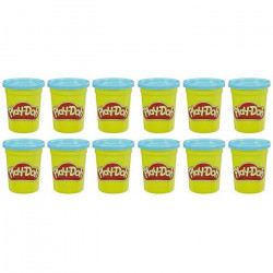 PLAY-DOH - 12 Pots Bleu - Pâte a modeler