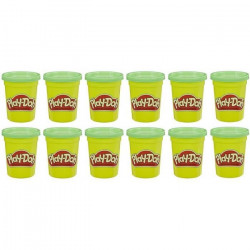 PLAY-DOH - 12 Pots Vert - Pâte a modeler