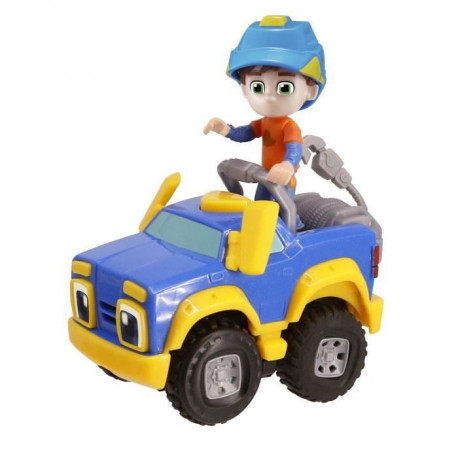 REV & ROLL  VOITURE JOUET POWER-UP  Véhicule Rumble avec Fonction Power-Up Accompagné de sa Figurine Rev de 8 cm  Jouet du…